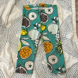Fruit-extravaganza! Adorable tropical leggings 3T GUC